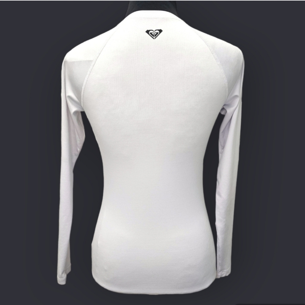 NWOT RoxyEssential Zip-Front Long Sleeves Rashguard - Picture 5 of 10